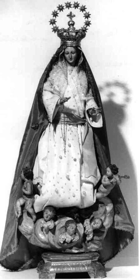 IMMACOLATA CONCEZIONE (STATUETTA DEVOZIONALE) - AMBITO NAPOLETANO (Seconda metà sec. XIX)