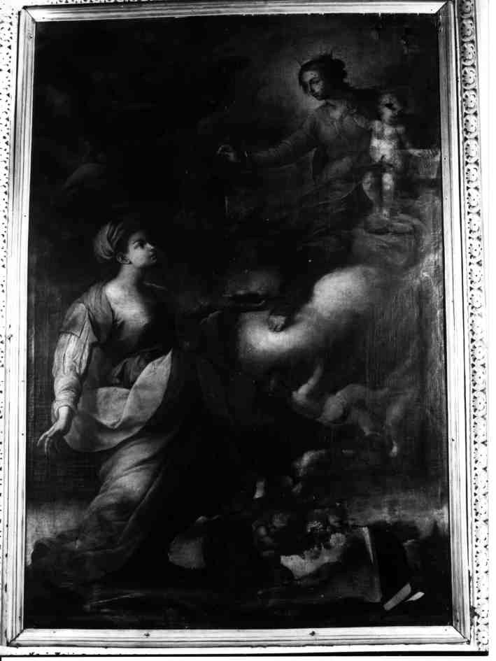 Madonna appare a Sant'Agata (dipinto) - ambito napoletano (metà sec. XVII)