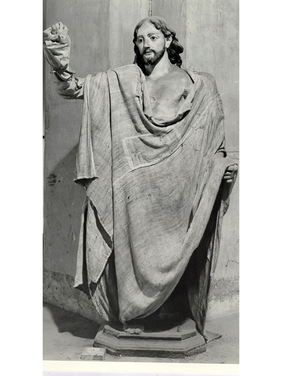 Cristo benedicente (statuetta devozionale) - bottega napoletana (seconda metà sec. XIX)