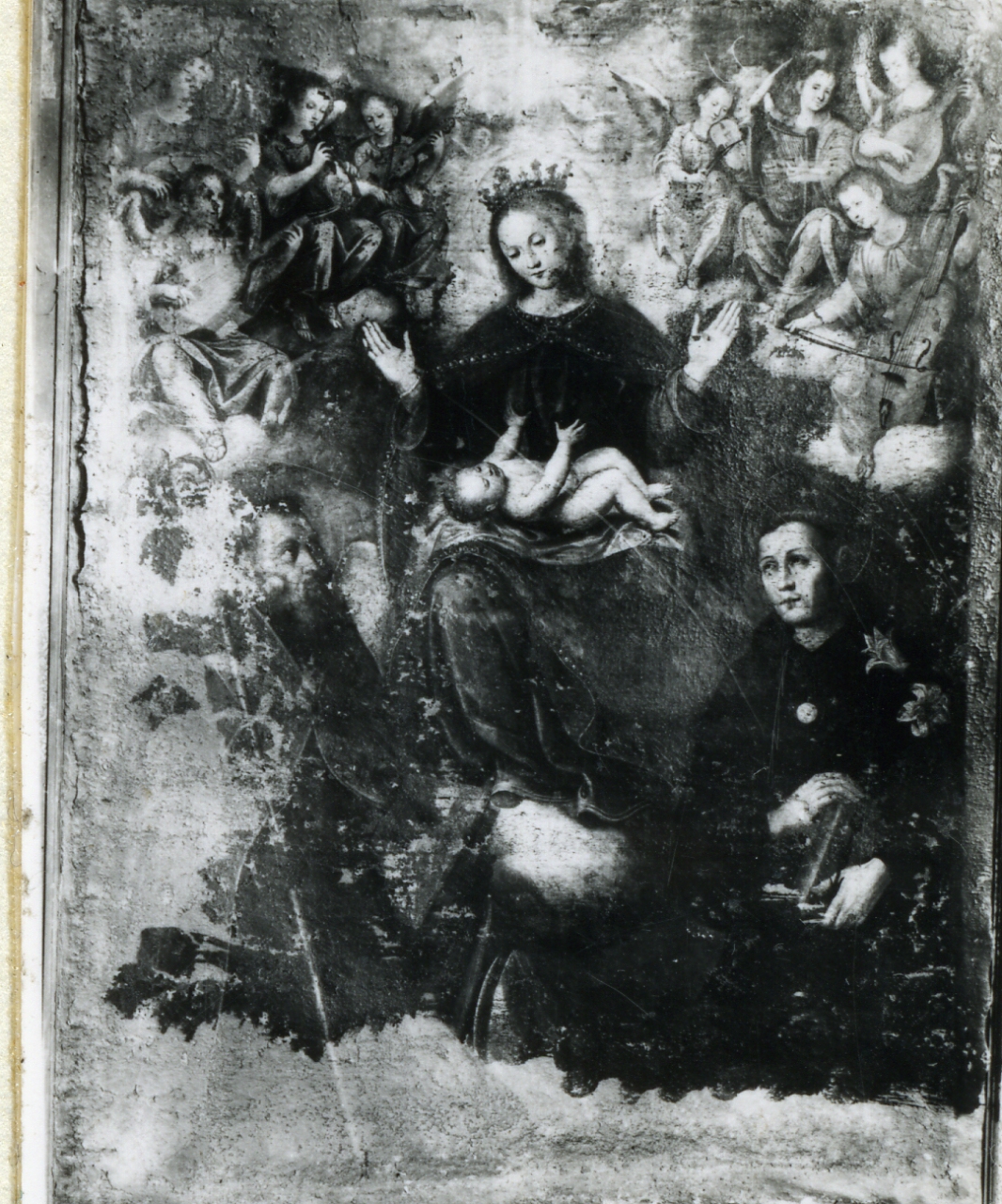 Madonna con Bambino e Sant'Antonio (dipinto) - ambito napoletano (inizio sec. XVI)