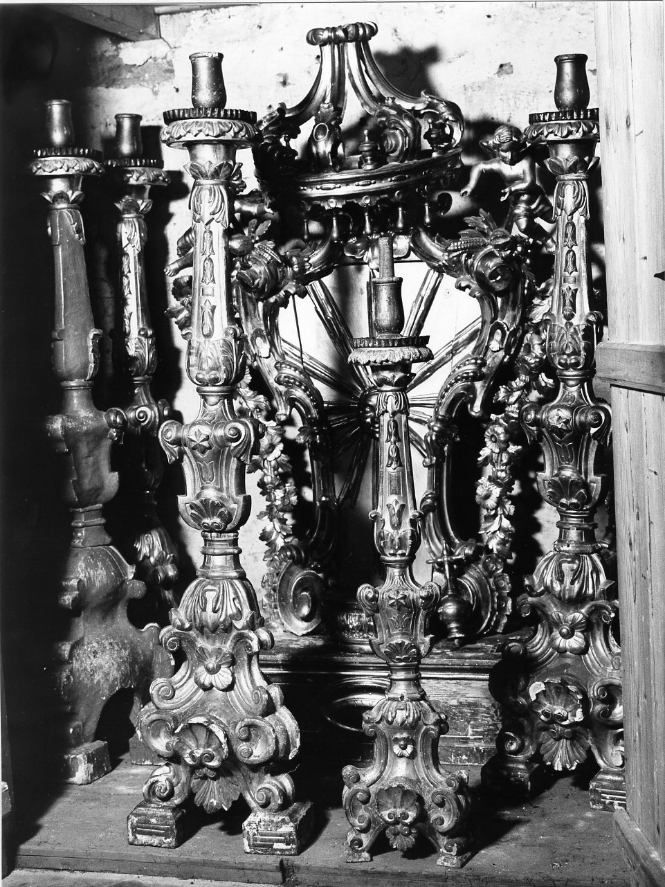 croce d'altare - bottega campana (prima metà sec. XIX)