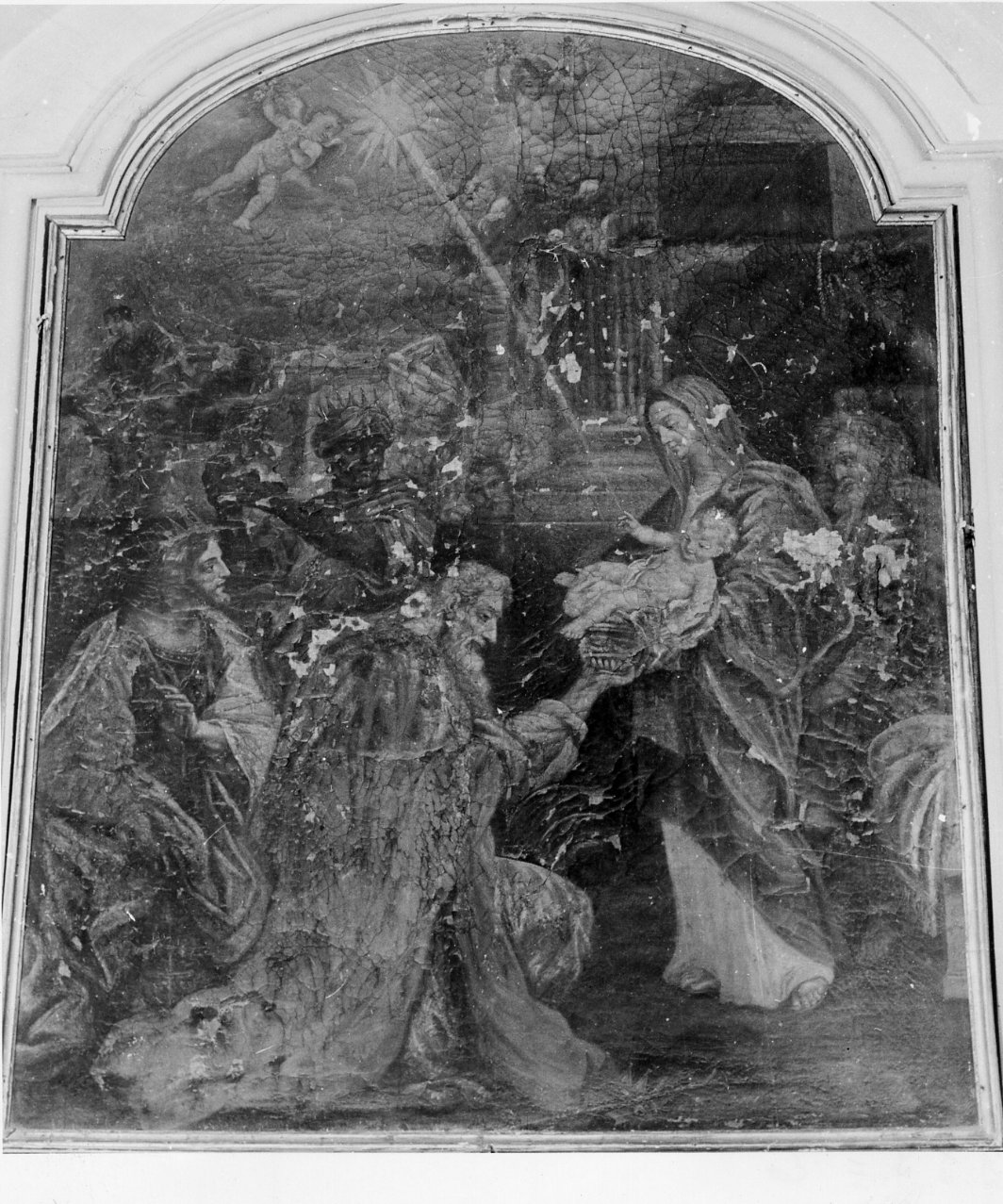 adorazione dei Re Magi (dipinto) - ambito Italia meridionale (seconda metà sec. XVIII)