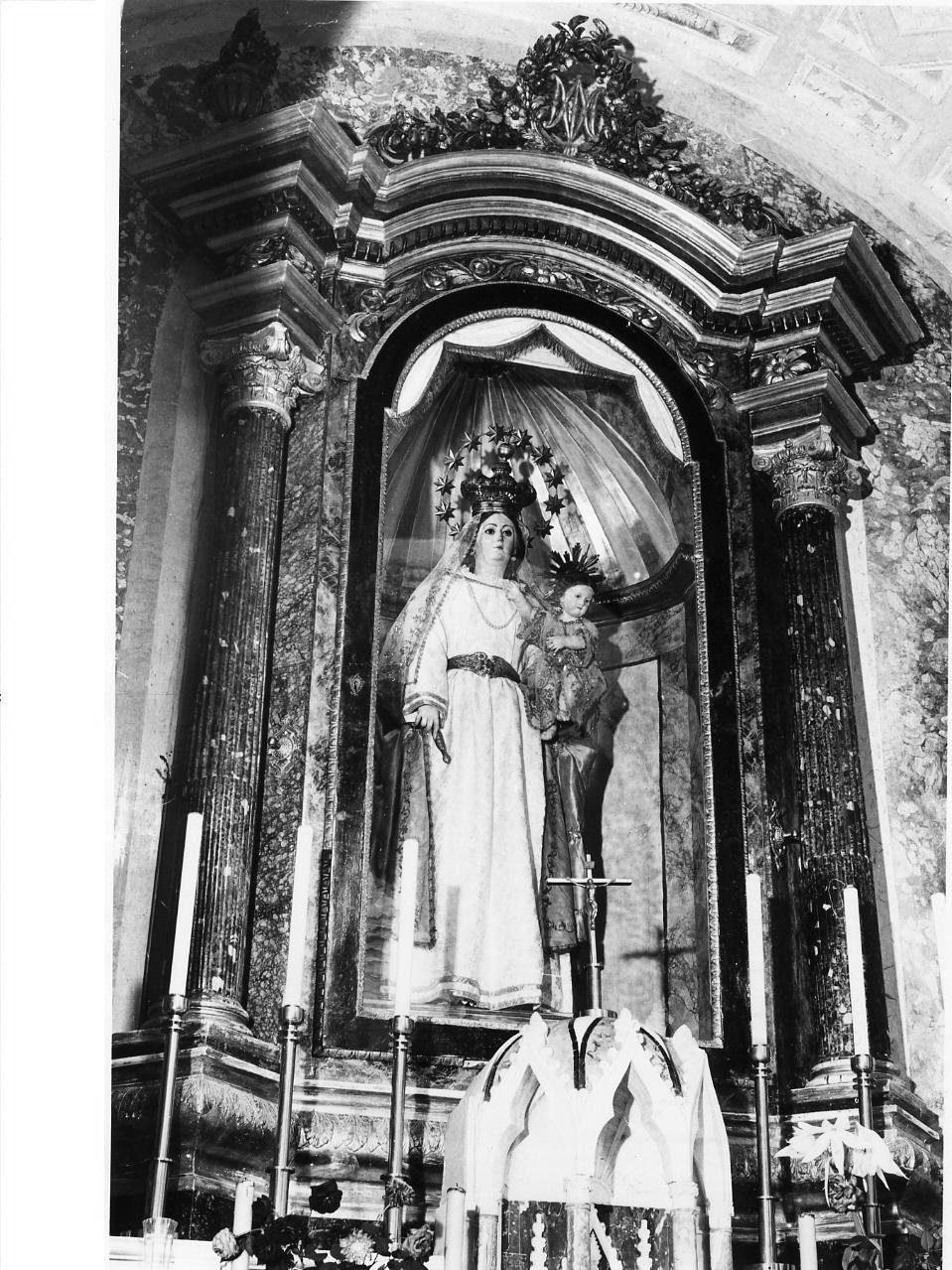 Madonna con Bambino (statua) - ambito napoletano (prima metà sec. XIX)