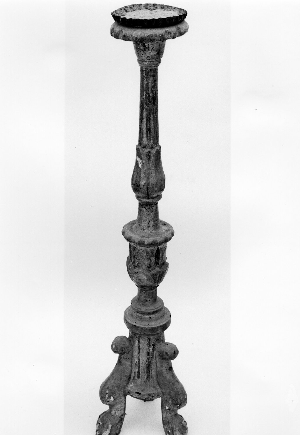 candelabro - bottega napoletana (fine sec. XIX)