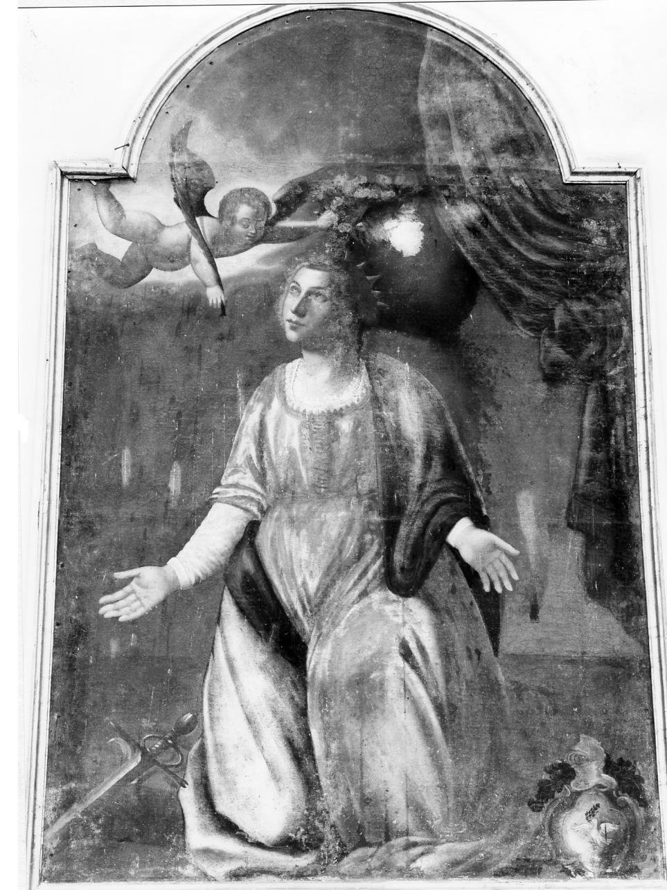 Santa Caterina d'Alessandria (dipinto) - ambito campano (seconda metà sec. XVII)