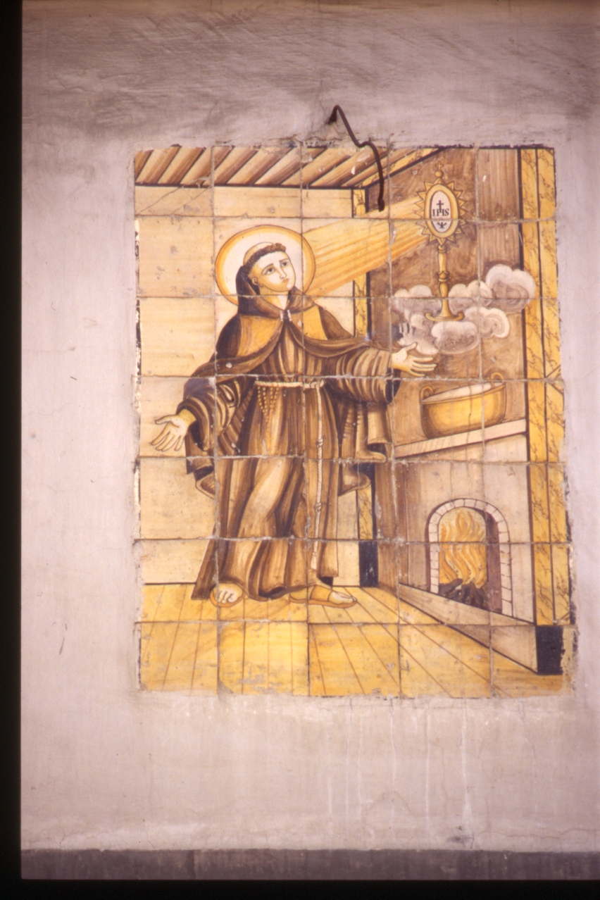 visione di Sant'Antonio (decorazione pittorica) - bottega napoletana (prima metà sec. XIX)