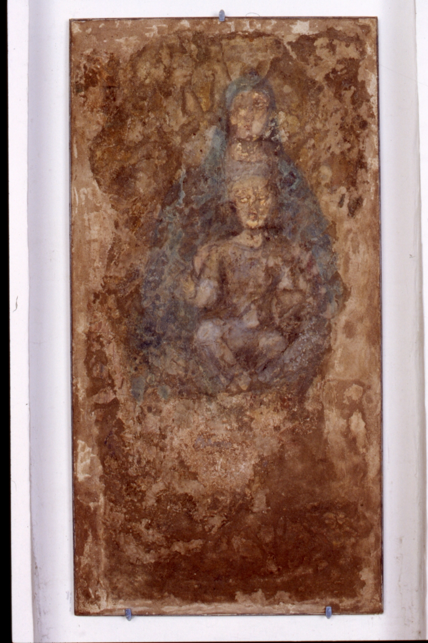 Madonna della Sanità, Madonna con Bambino (dipinto, frammento) - ambito napoletano (fine/inizio secc. V/ VI)