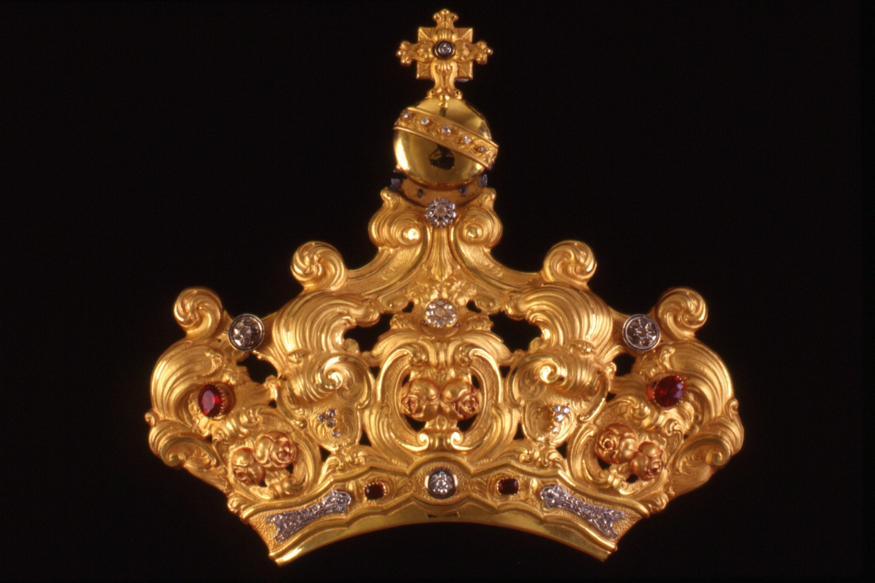 corona da dipinto - bottega napoletana (fine sec. XIX)