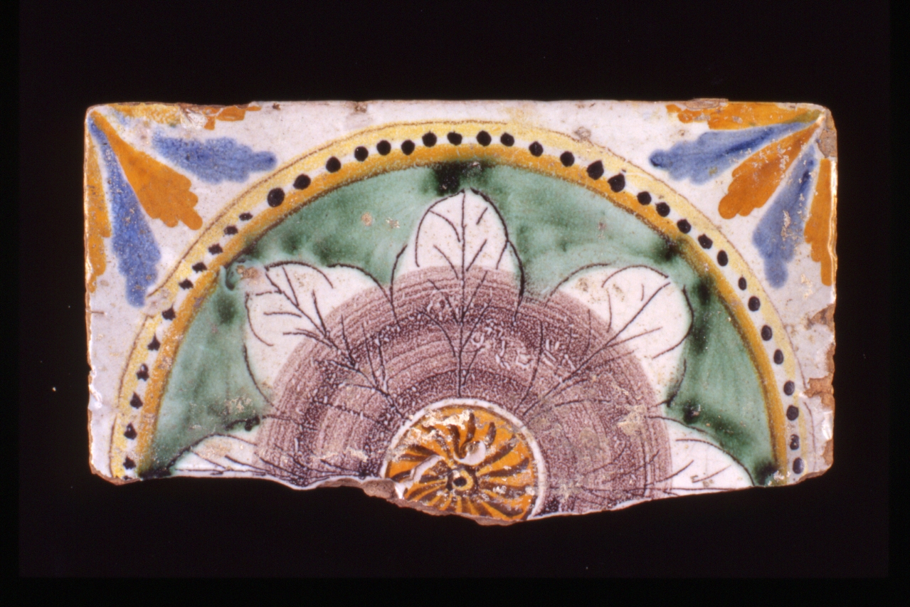 mattonella, frammento - bottega napoletana (inizio sec. XIX)