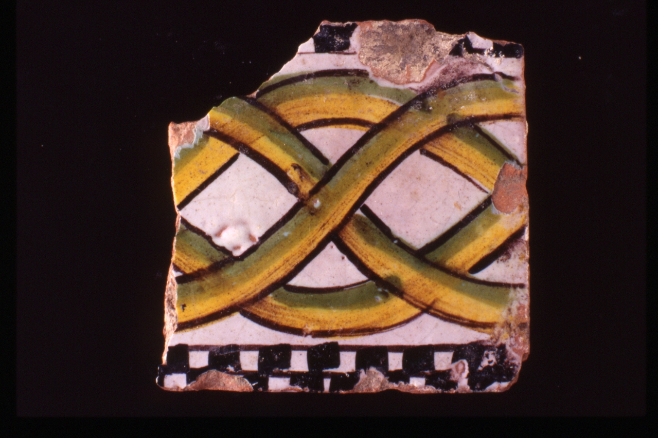 mattonella, frammento - bottega napoletana (fine sec. XVIII)