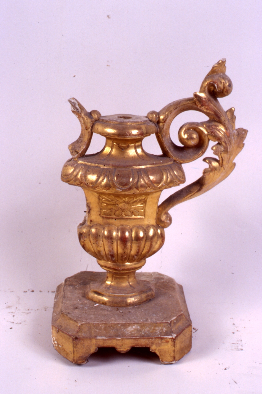 vaso, frammento - bottega napoletana (fine sec. XIX)