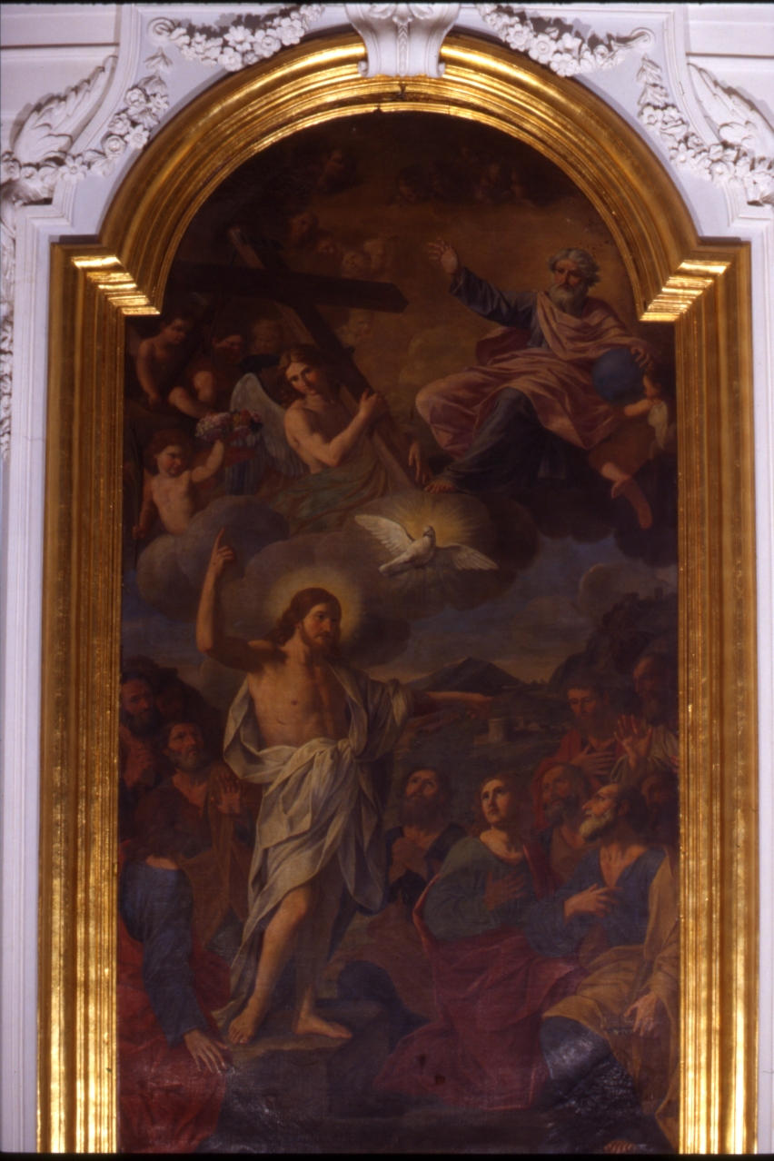 Cristo risorto parla agli apostoli prima dell'ascensione (dipinto) di Gimignani Giacinto (sec. XVII)