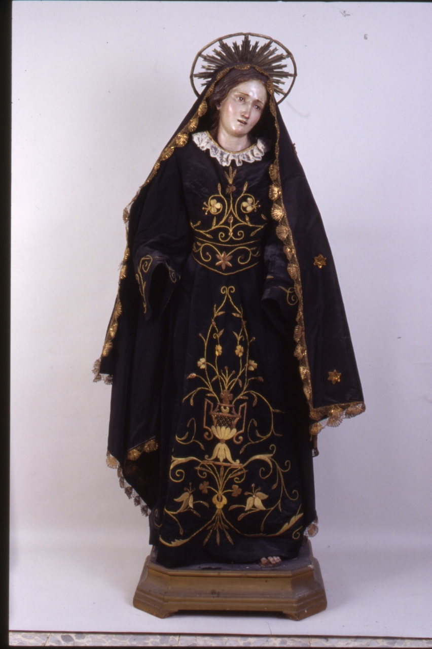 Madonna Addolorata (statua) - bottega napoletana (fine sec. XVIII)