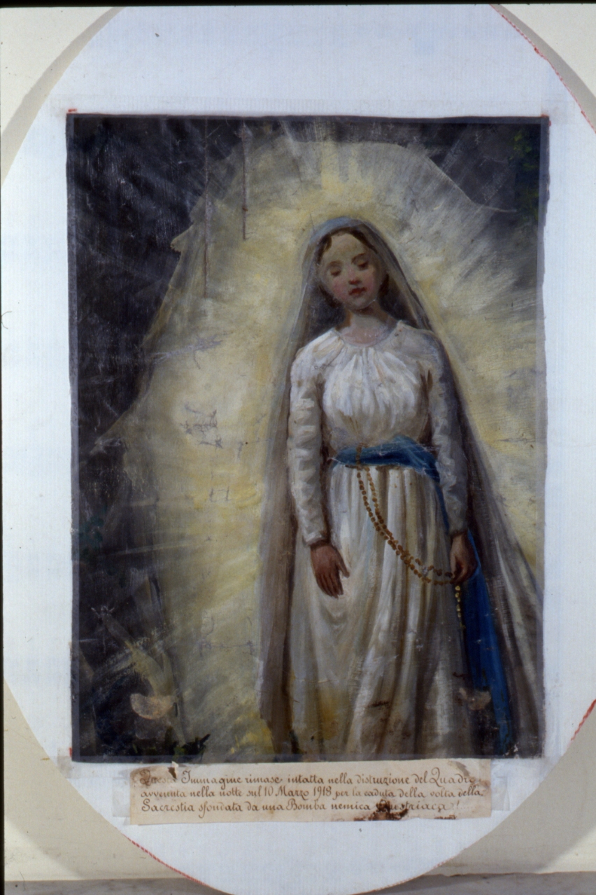 Madonna di Lourdes (dipinto) - ambito napoletano (ultimo quarto sec. XIX)