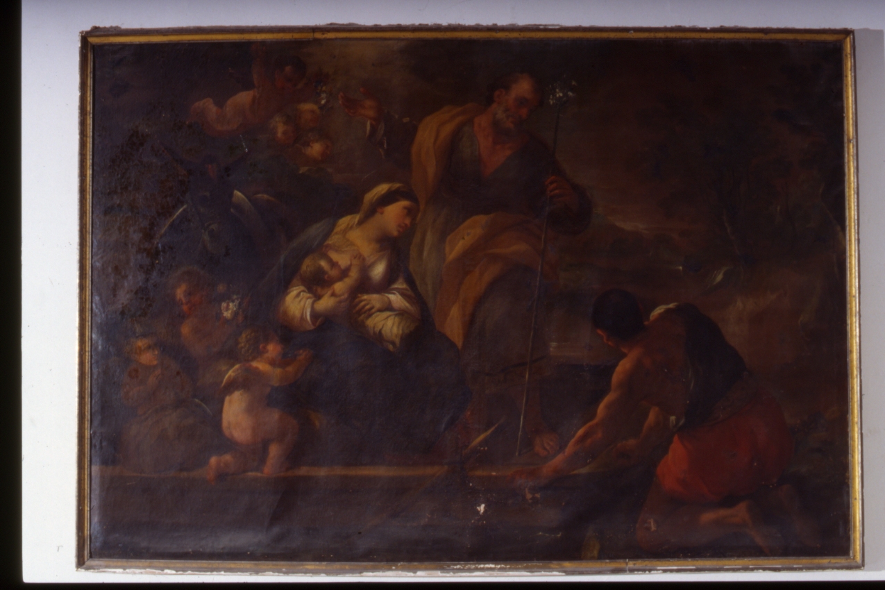 fuga in Egitto (dipinto) - ambito napoletano (secondo quarto sec. XVIII)