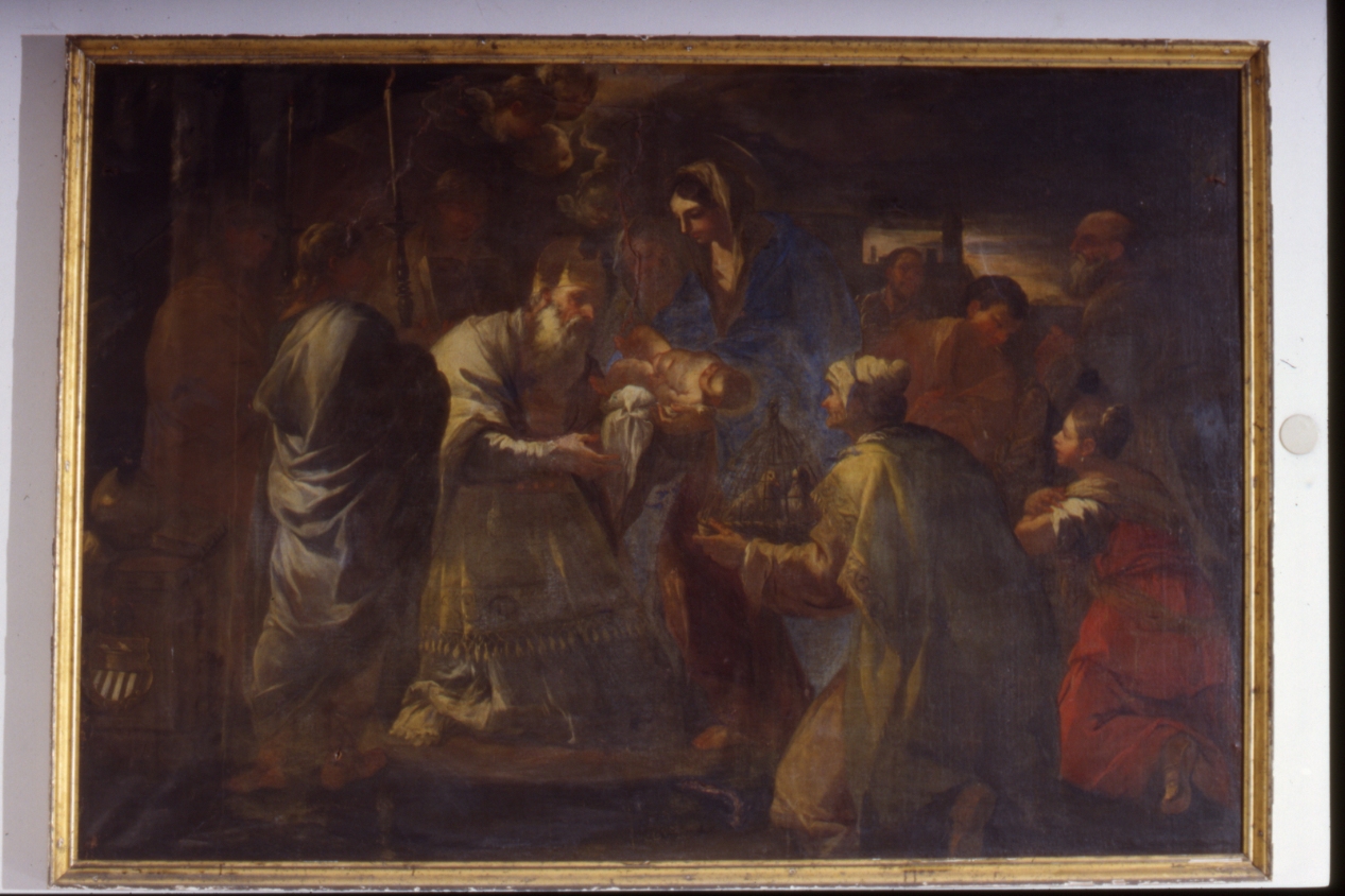 presentazione di Gesù al tempio (dipinto) - ambito napoletano (secondo quarto sec. XVIII)