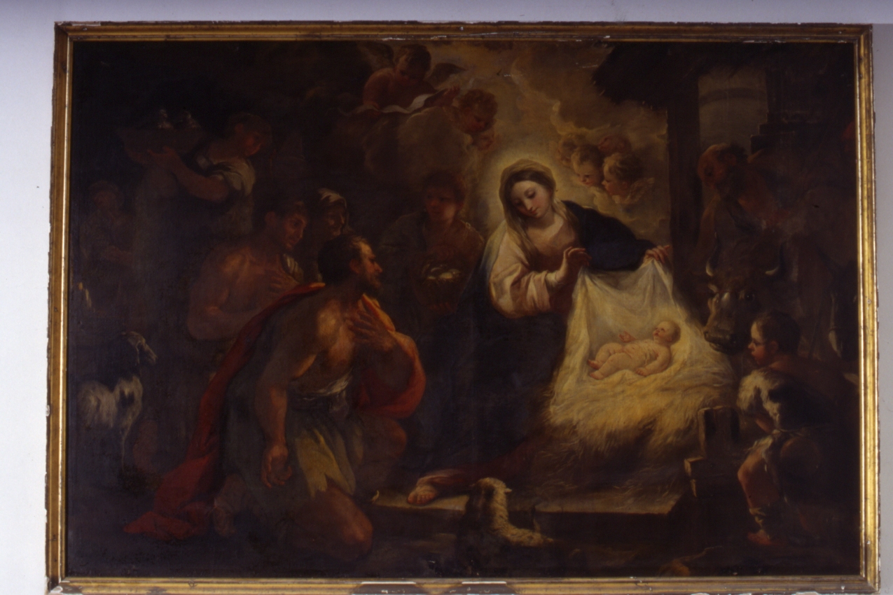 adorazione dei pastori (dipinto) - ambito napoletano (secondo quarto sec. XVIII)