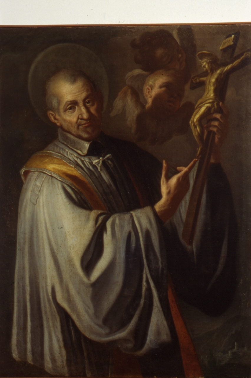 San Vincenzo dè Paoli (dipinto) - ambito napoletano (inizio sec. XVIII)
