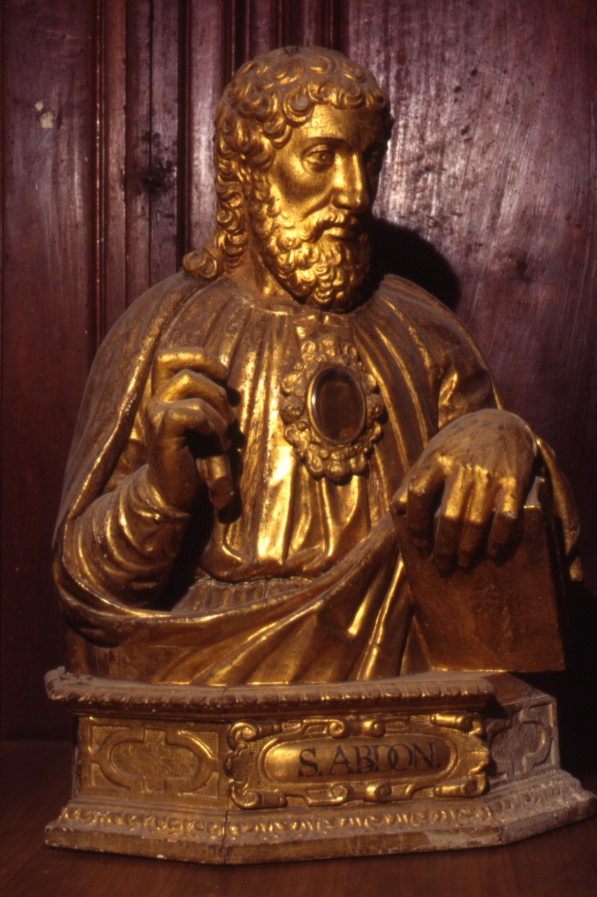 Santo (reliquiario - a busto) - bottega napoletana (metà sec. XVII)