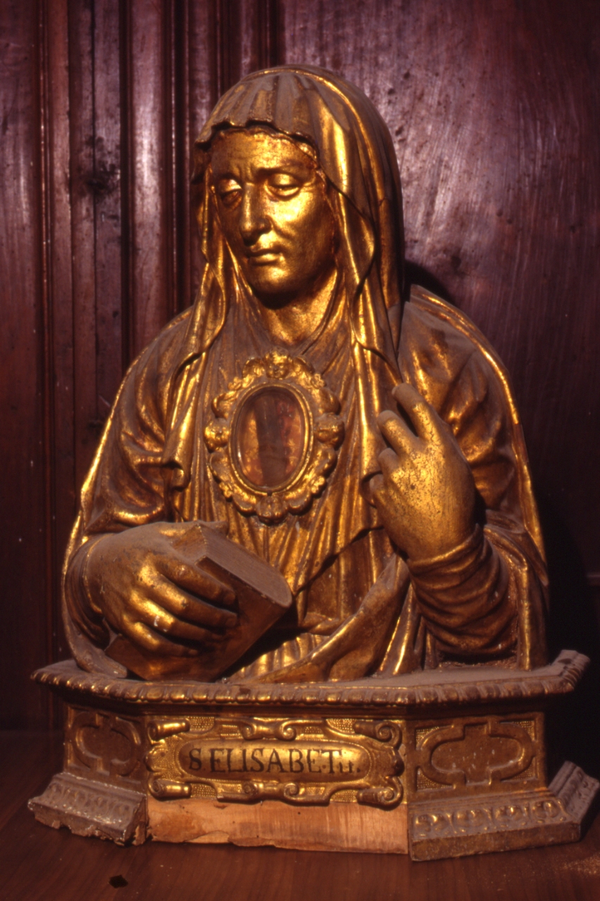 Sant'Elisabetta (reliquiario - a busto) - manifattura napoletana (metà sec. XVII)