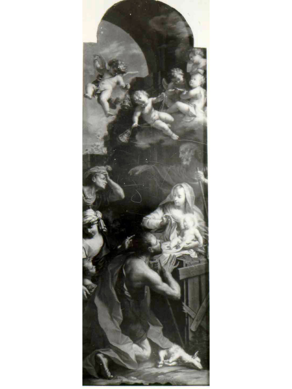 adorazione dei pastori (dipinto) di Mazzanti Ludovico (sec. XVIII)