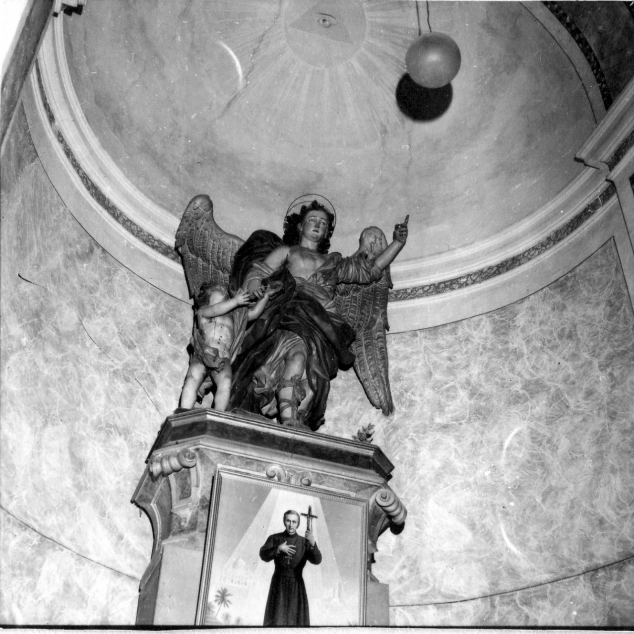 angelo custode (statua) di Fumo Nicola (secc. XVII/ XVIII)