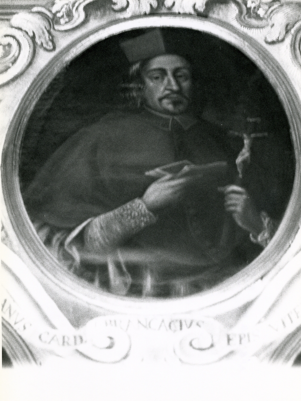 ritratto del cardinale Stefano Brancaccio (dipinto, elemento d'insieme) - ambito napoletano (metà sec. XVII)