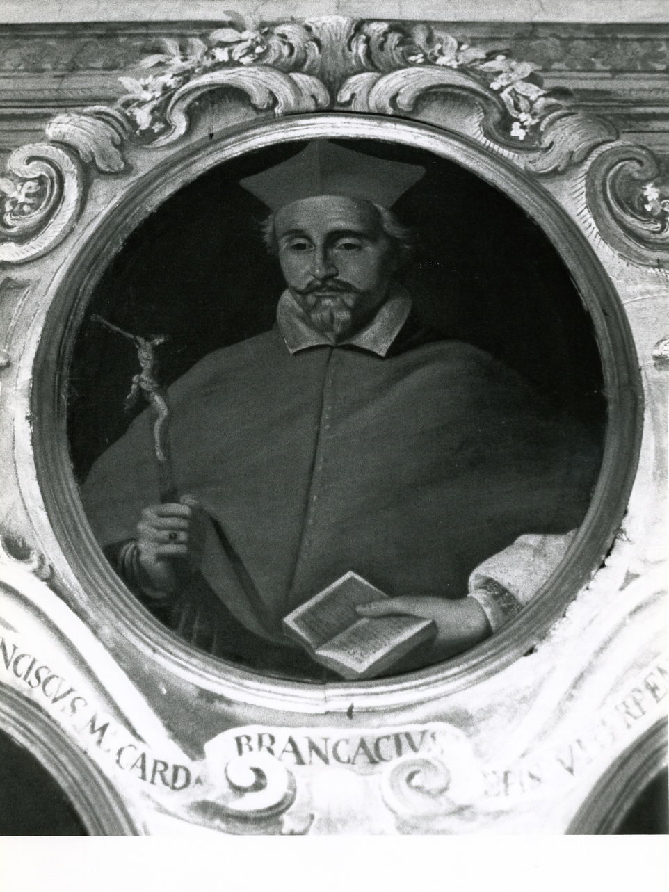 ritratto del cardinale Francesco Brancaccio (dipinto, elemento d'insieme) - ambito napoletano (metà sec. XVII)