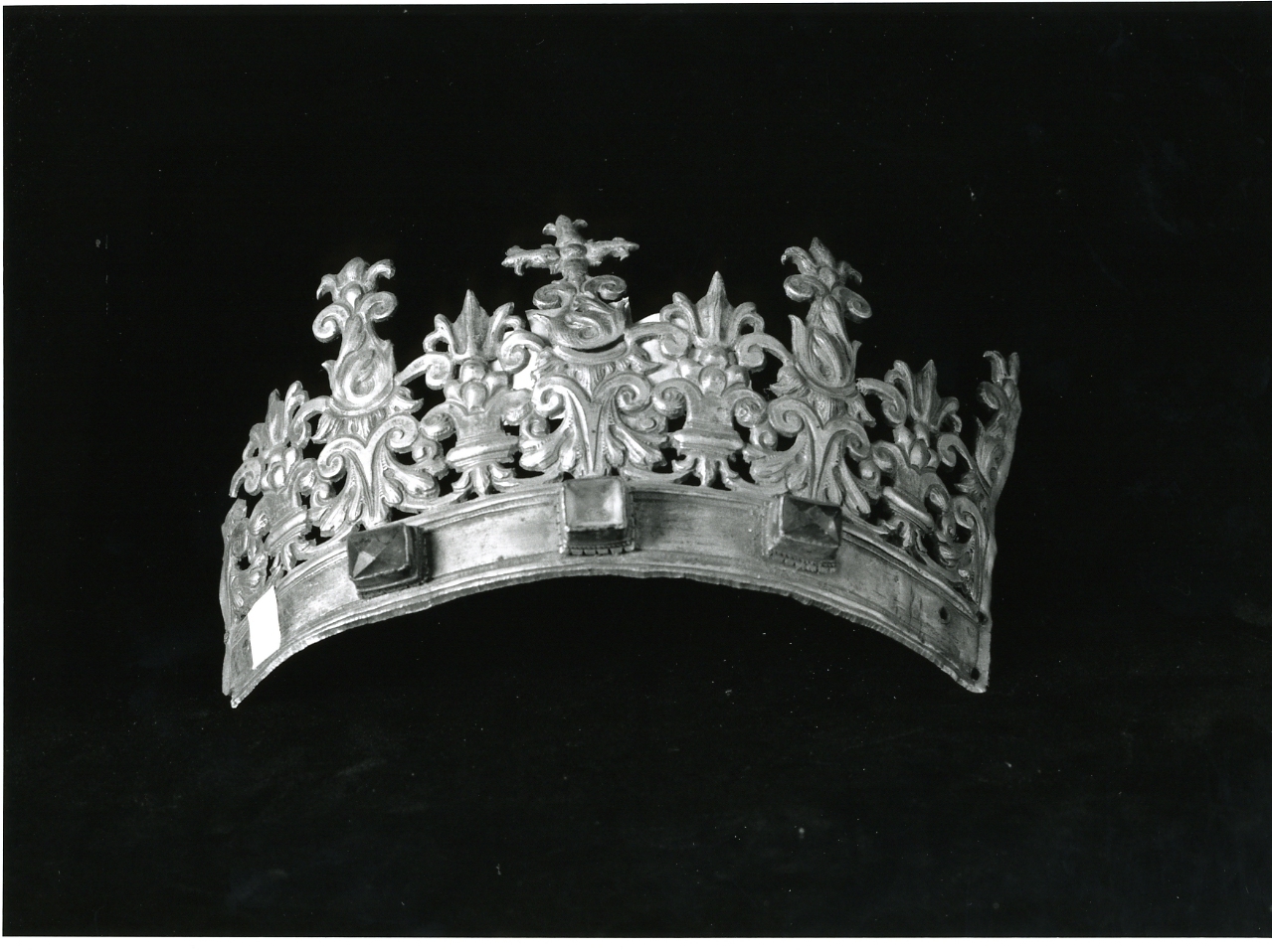 corona da dipinto - bottega napoletana (metà sec. XIX)