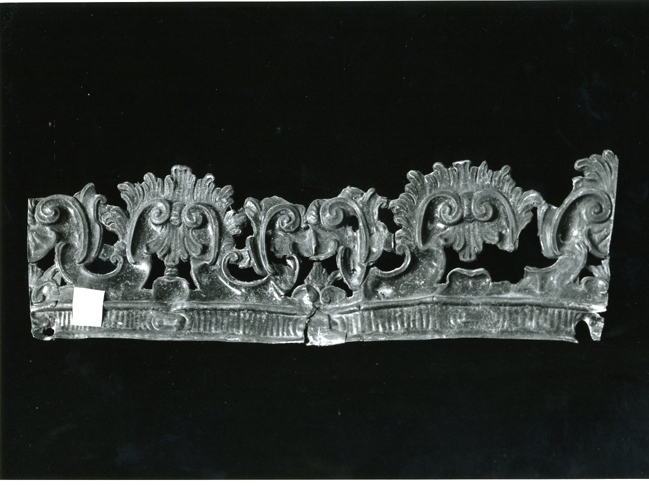 corona da dipinto - bottega napoletana (metà sec. XIX)