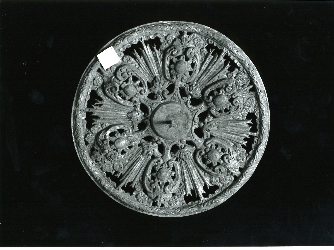 aureola di statua - bottega napoletana (metà sec. XIX)