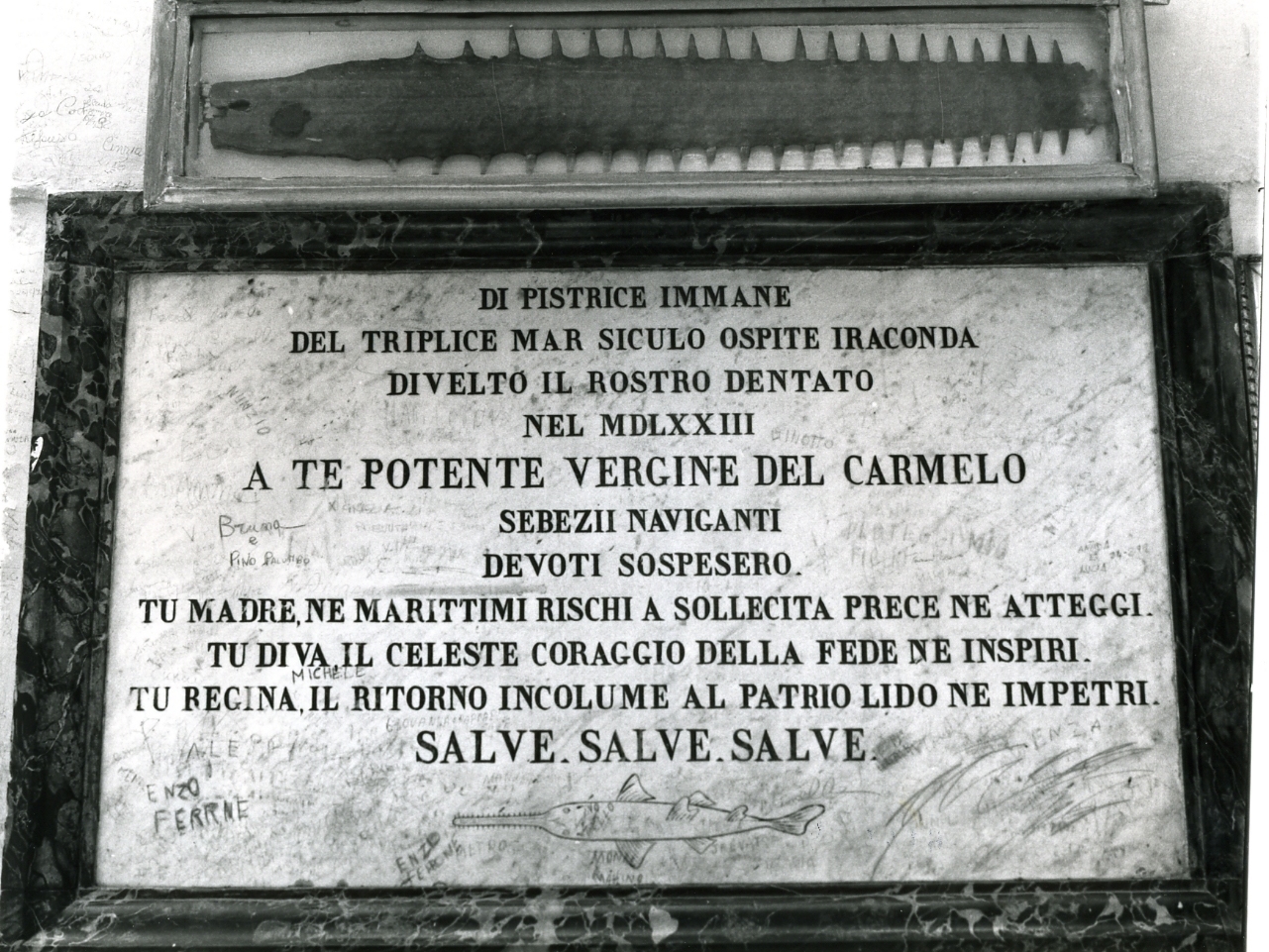 lapide commemorativa - bottega napoletana (metà sec. XIX)