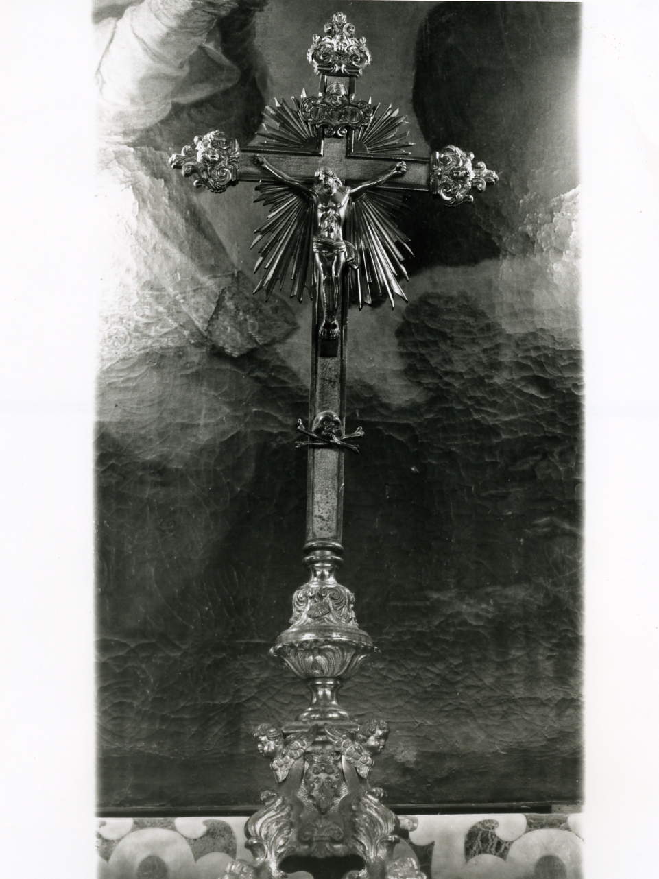 croce d'altare - bottega napoletana (metà sec. XVIII)