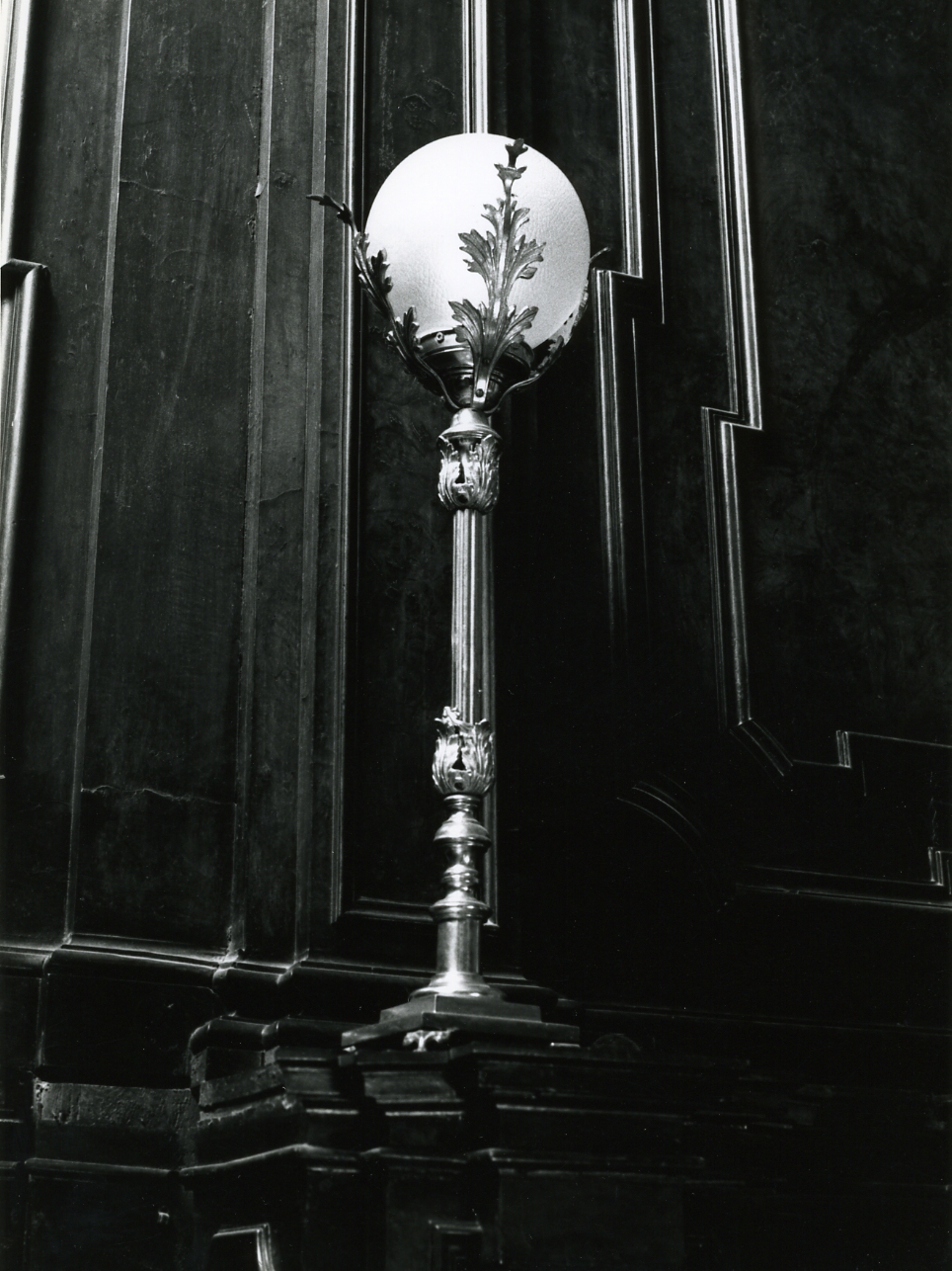 lampada da tavolo, serie - bottega napoletana (metà sec. XIX)