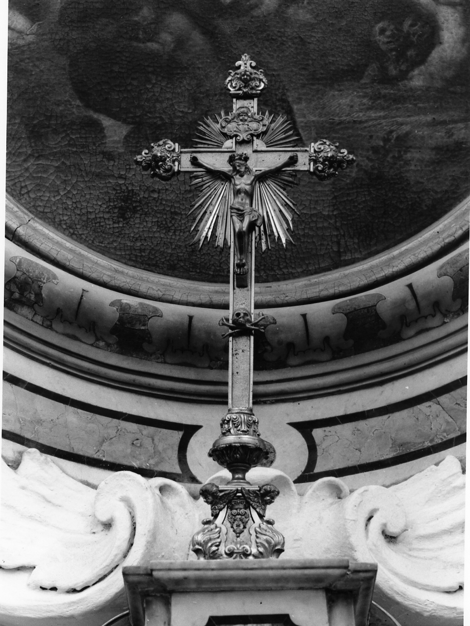 croce d'altare - bottega napoletana (metà sec. XIX)