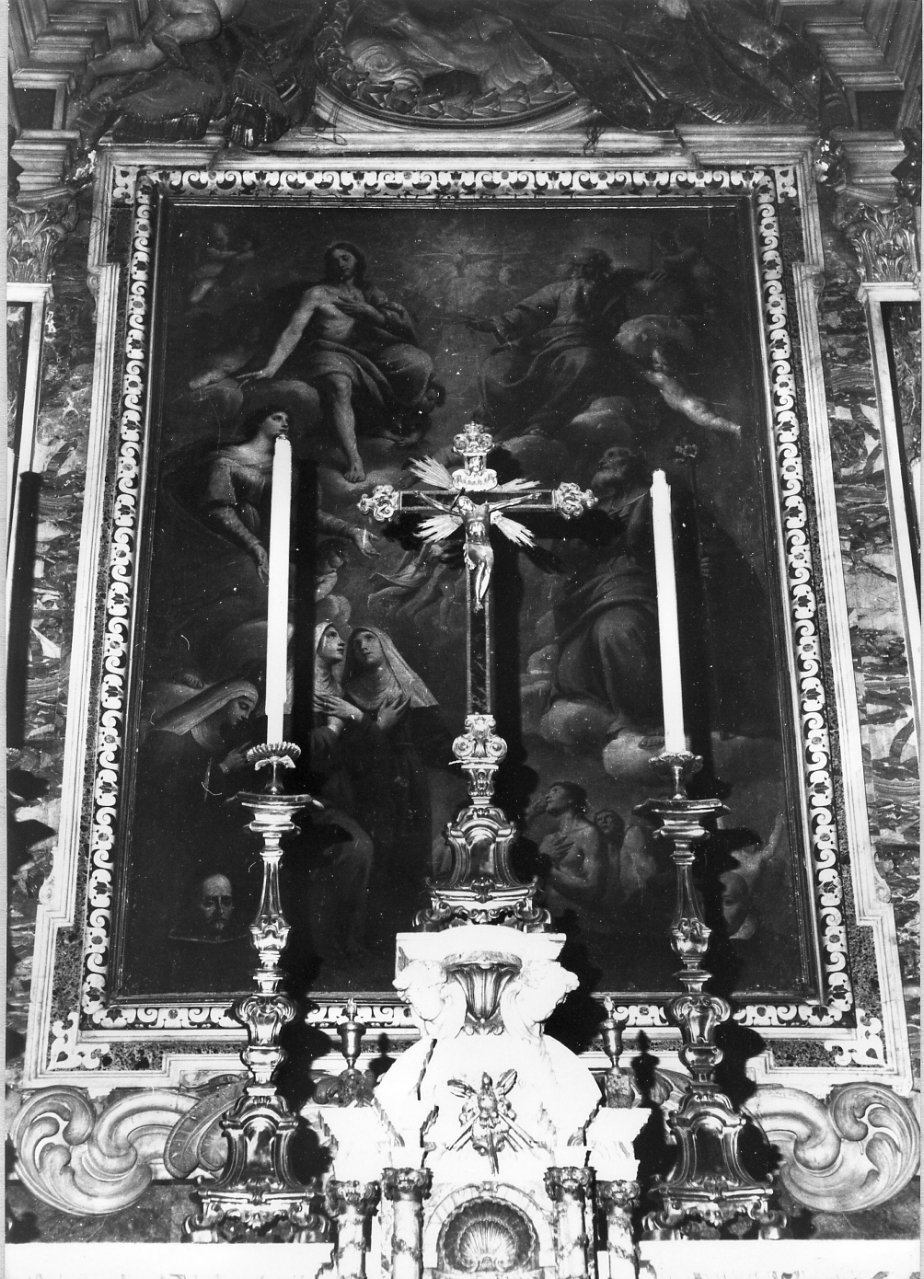 Trinità (dipinto) di Vaccaro Andrea (seconda metà sec. XVII)