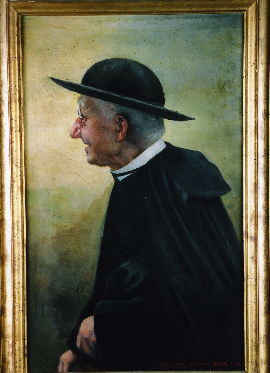 monsignore Gennaro Sperindeo (dipinto) - ambito napoletano (terzo quarto sec. XX)