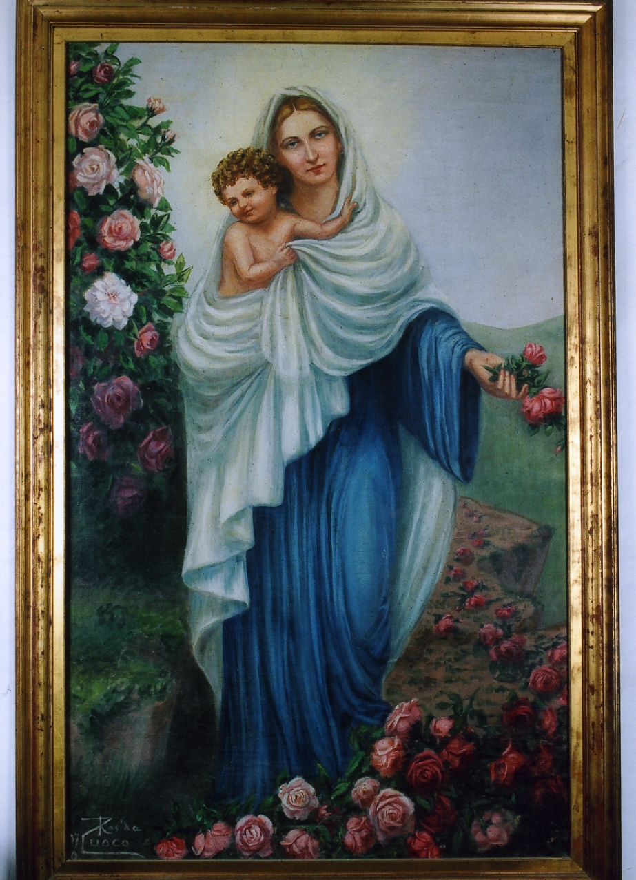 Madonna con Bambino (dipinto) - ambito napoletano (secondo quarto sec. XX)