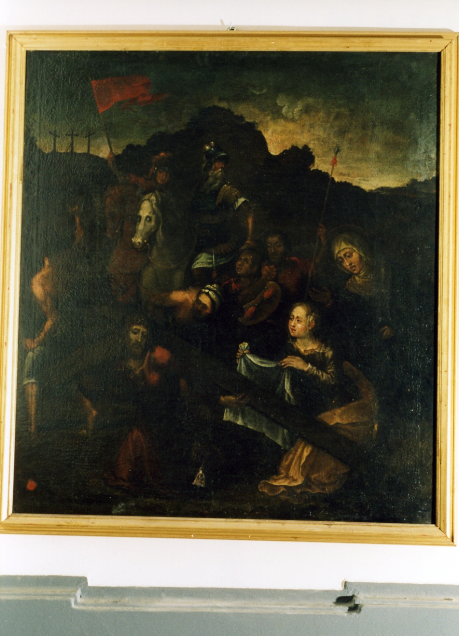 Cristo sul monte Calvario (dipinto) - ambito napoletano (seconda metà sec. XVI)