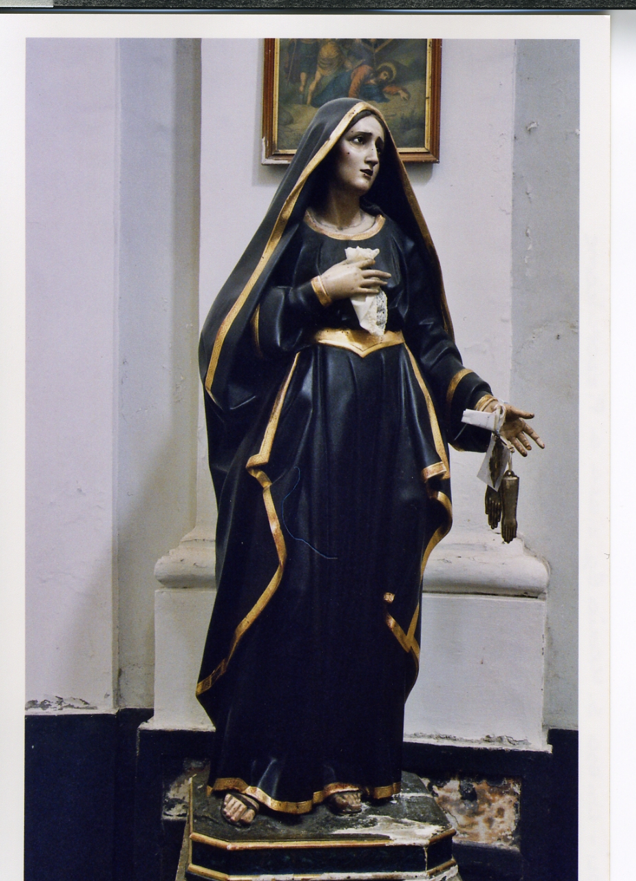 Madonna Addolorata (statua) - bottega napoletana (primo quarto sec. XX)