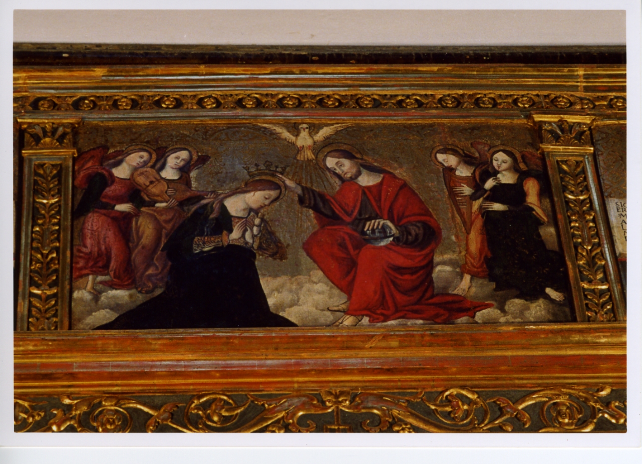 incoronazione di Maria Vergine (dipinto) - ambito napoletano (inizio sec. XVI)