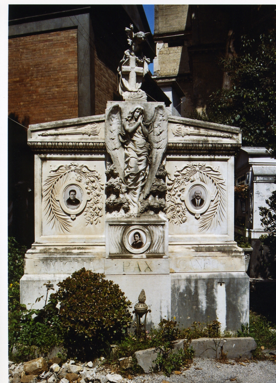 monumento funebre - bottega napoletana (primo quarto sec. XX)