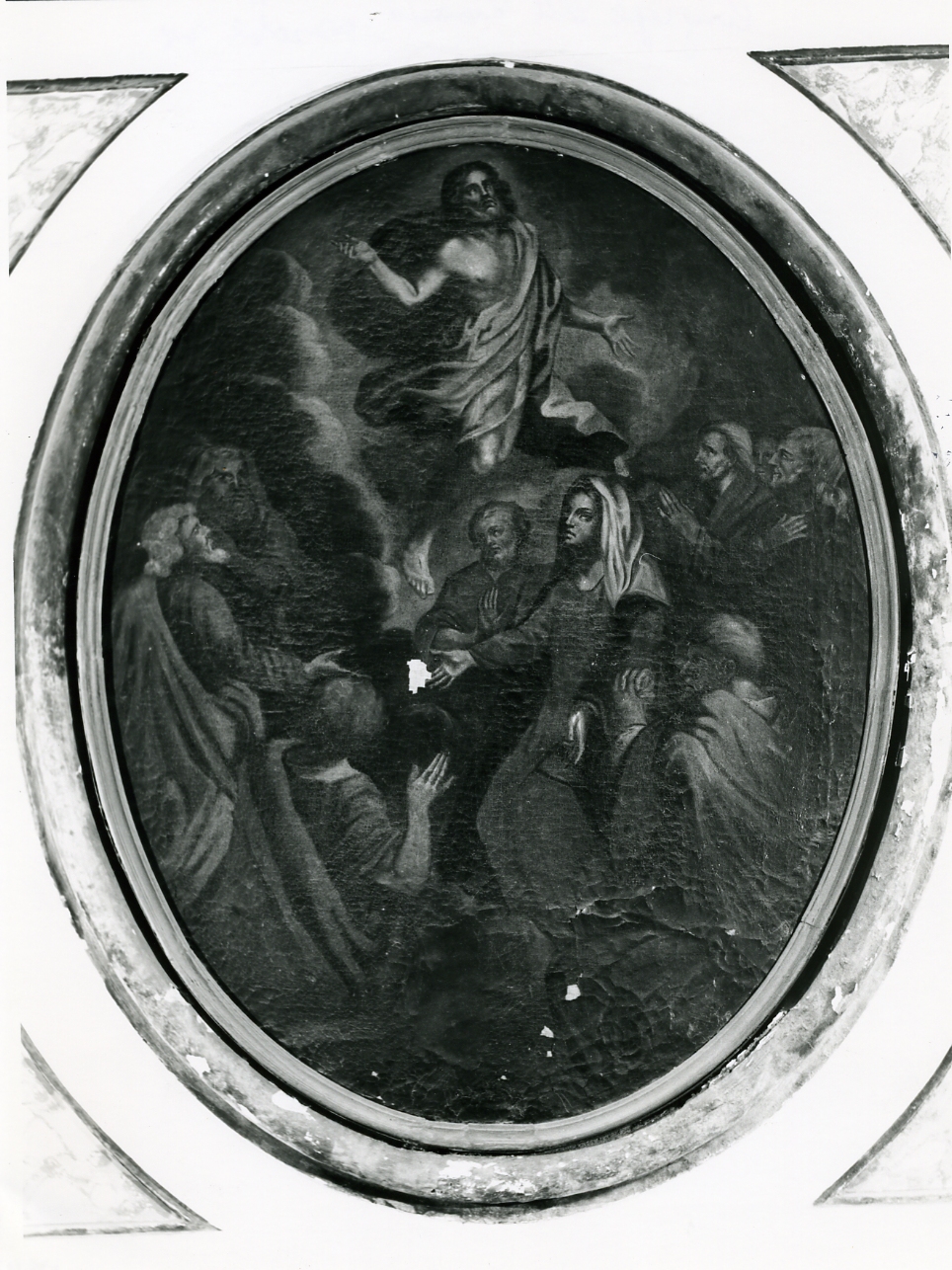 ascensione di Cristo (dipinto) di Adamo Carlo, Adamo Giuseppe (sec. XVIII)