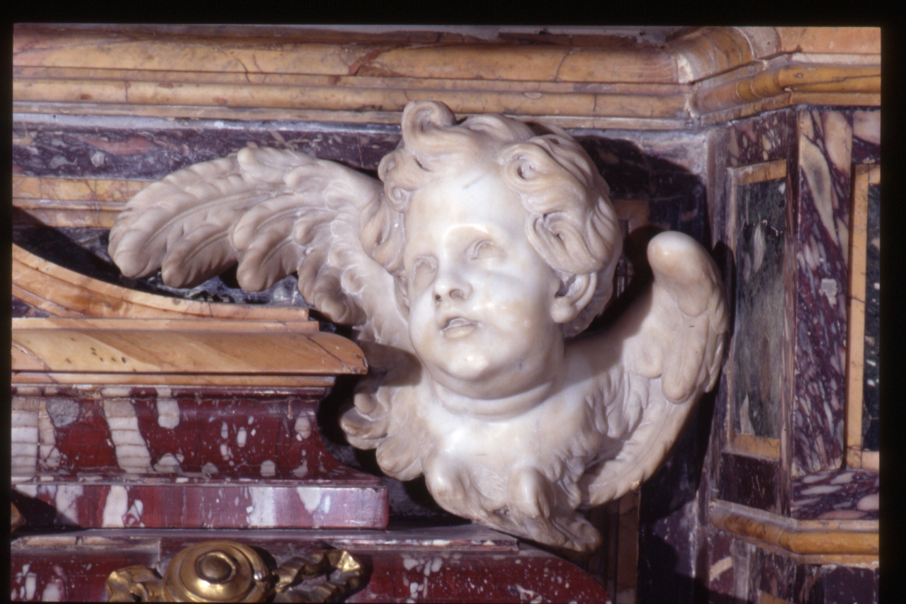 cherubino (scultura, serie) di Di Lucca Gennaro (sec. XVIII)