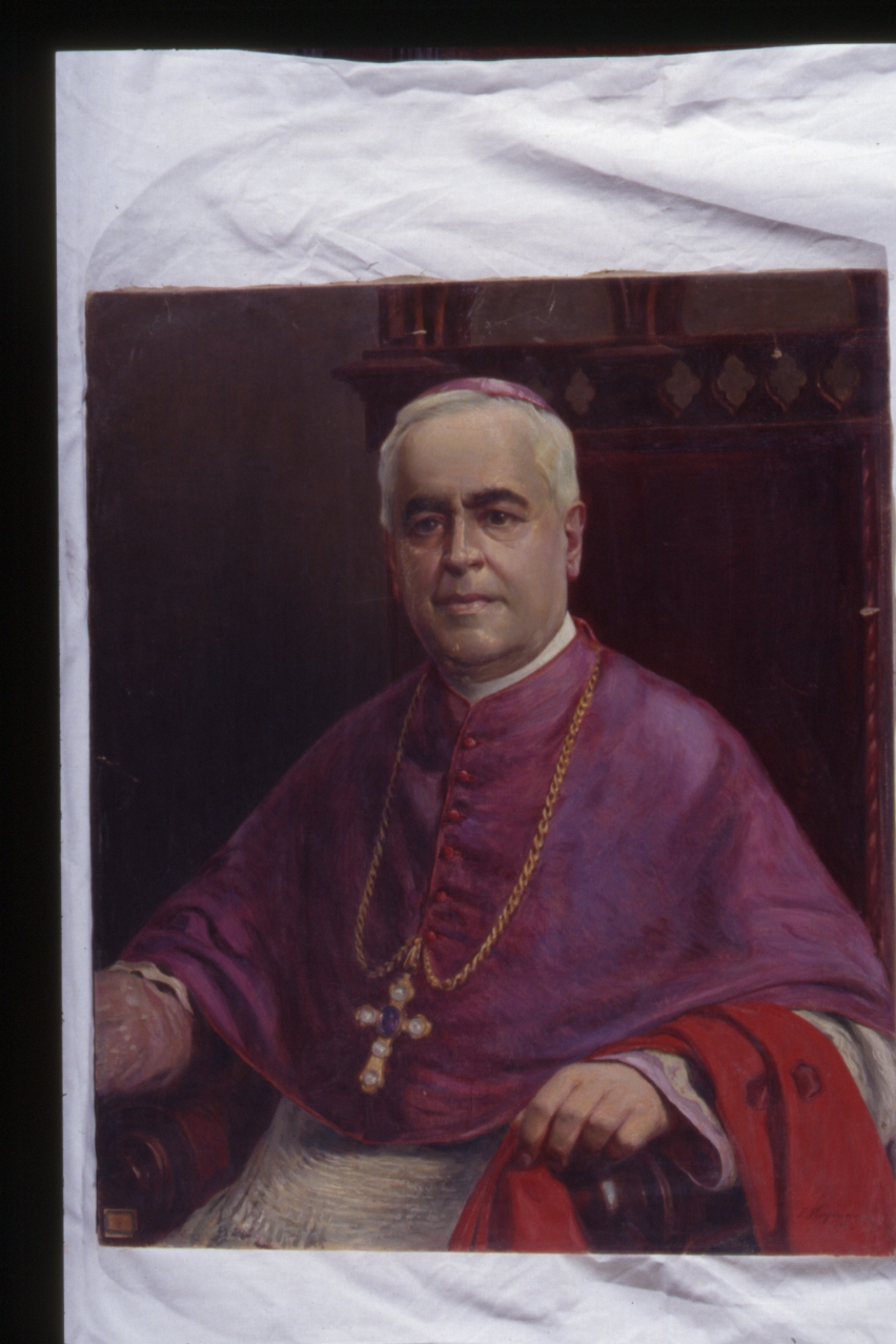 ritratto dell'arcivescovo Michele Zezza (dipinto) di Vingiano Vincenzo (sec. XX)