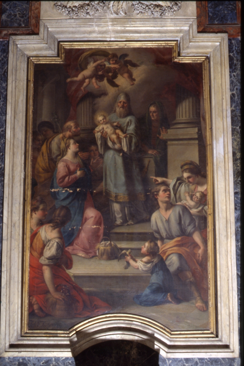 presentazione di Gesù al tempio (dipinto) di Fischetti Fedele (sec. XVIII)