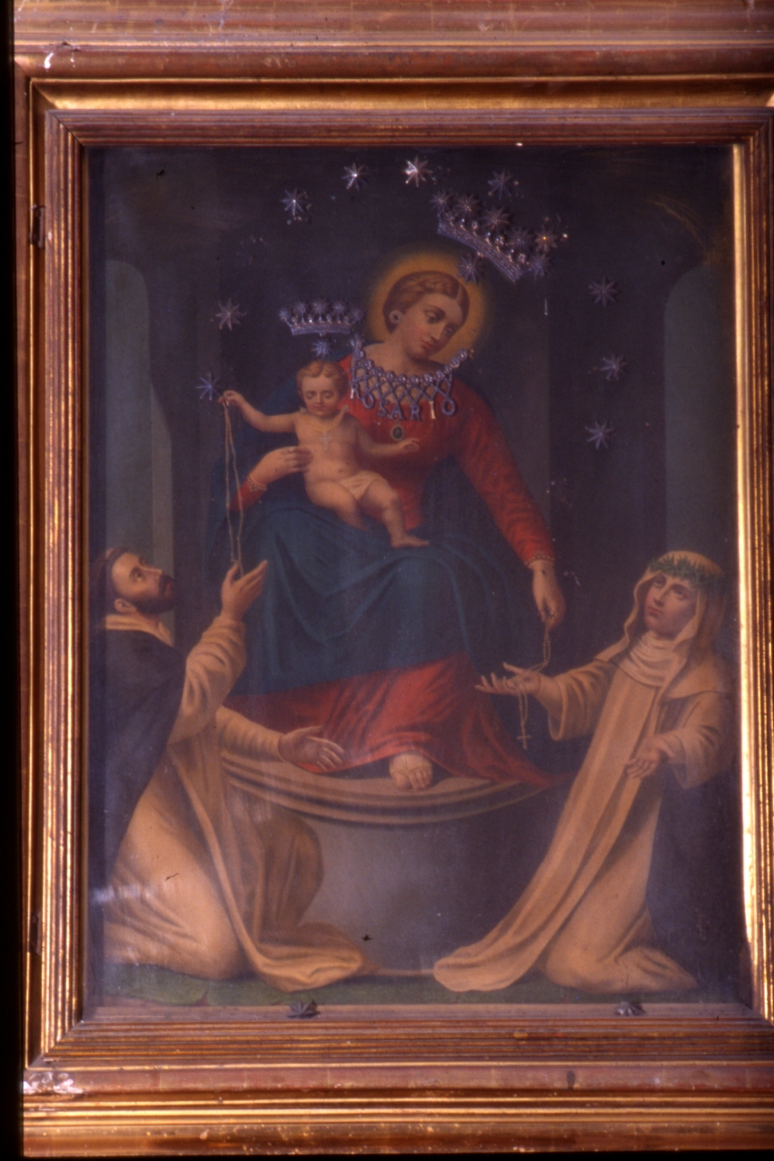Madonna del Rosario (dipinto) - ambito napoletano (fine sec. XIX)