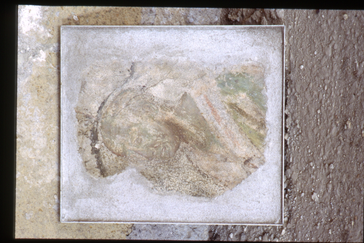 sinopia, frammento di D'Oderisio Roberto (metà sec. XIV)