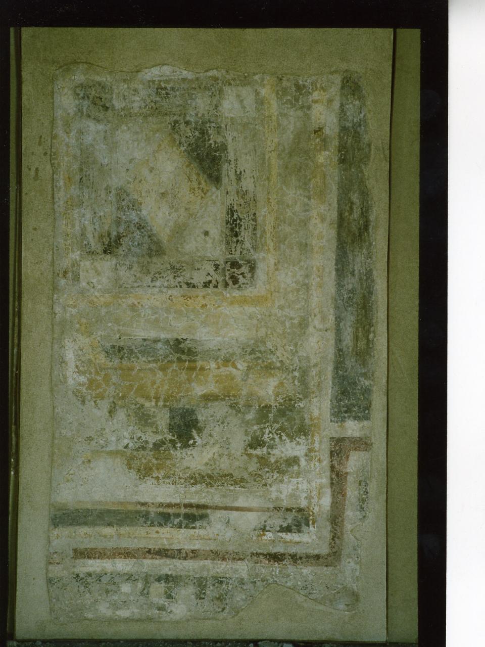 motivi decorativi geometrici (dipinto, frammento) di Maestro Delle Storie Di San Ladislao (primo quarto sec. XV)
