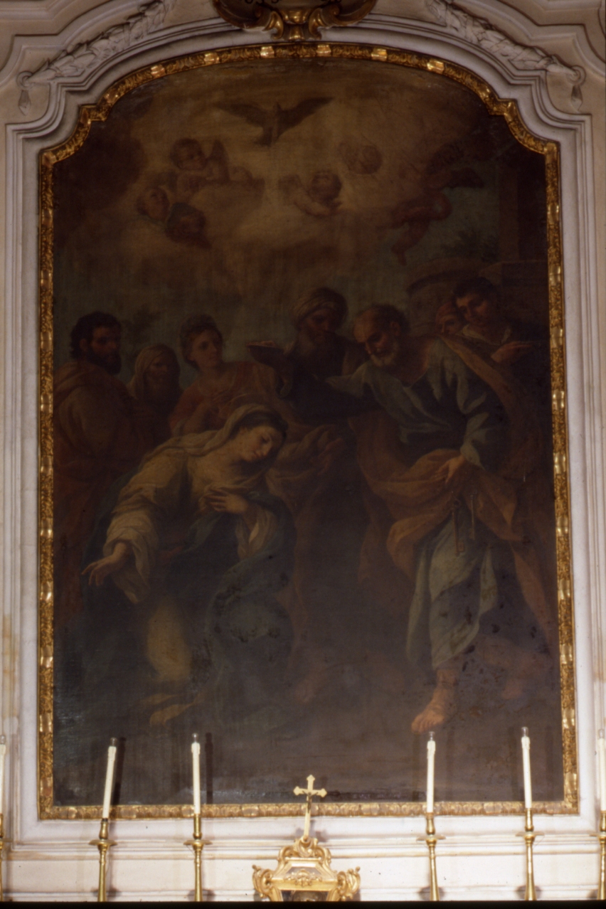 battesimo di Santa Candida (dipinto) di Sarnelli Antonio (seconda metà sec. XVIII)